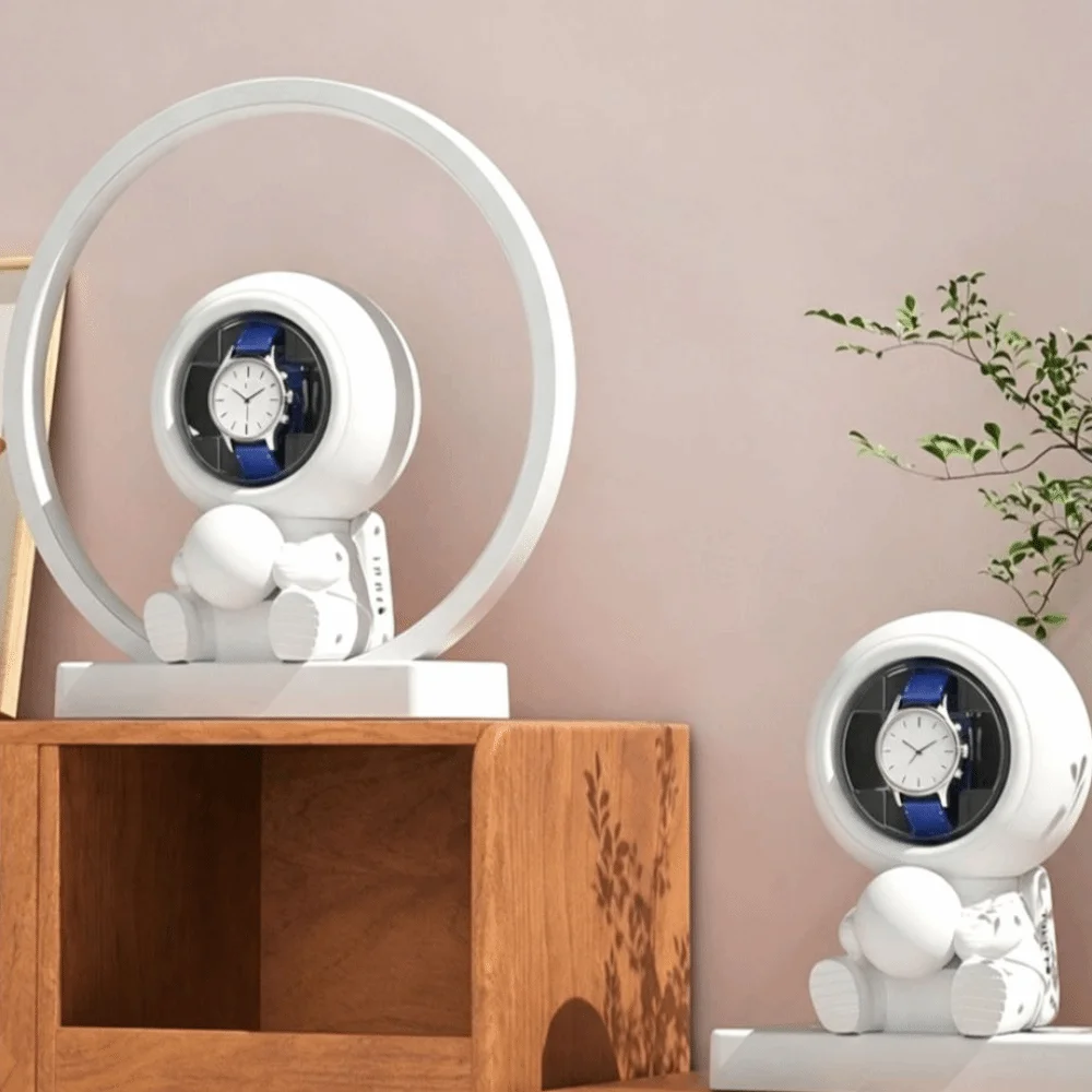 Swinging Automatic Spaceman Watch Winder Advanced Delicate Watch Winding Device Creative Elegant Watch Storage Box Home Use