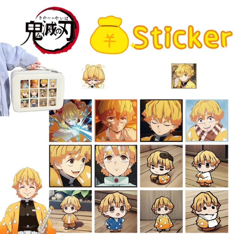 

Demon Slayer Agatsuma Zenitsu креативная милая высококачественная водонепроницаемая наклейка мультфильм аниме персонаж очаровательный студенческий журнал «сделай сам»