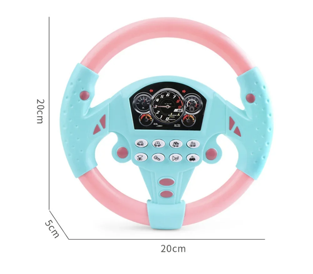 Simulazione elettrica volante giocattolo con luce e suono educativo per bambini auto giocattolo vocale regalo Multi set di apprendimento precoce