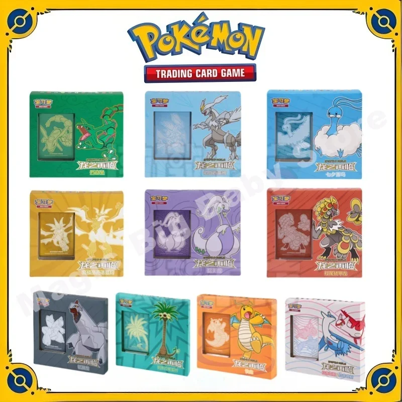 Oryginalna oryginalna karta Pokemon PTCG Chiński powrót smoka Seria Pudełko upominkowe 1 bomba i 2 bomby Zestaw kart Prezent dla dziecka