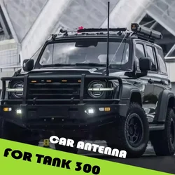 Car Antenna Aluminum Alloy Bracket Accessories Fit for GWM Tank 300 Car Desert Off-road Vehicle Bull Bar Radio Receiving Antenna