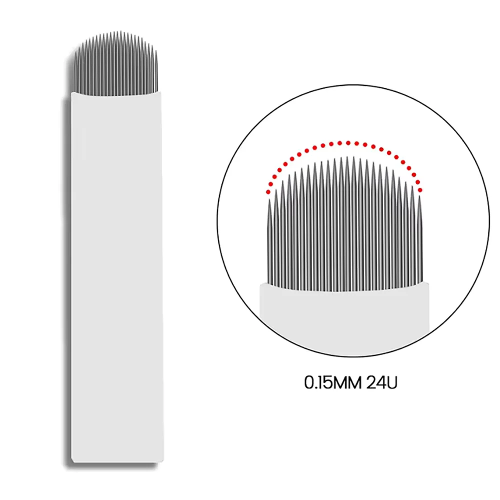 U24 Microblading Kim Thạc Sĩ Lưỡi Nano 0.15Mm 50Pcs