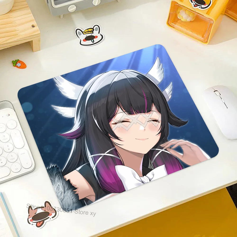 

Columbina Genshin Impact Mousepad RGB Small Size Gaming Mouse Pad With LED Light Desk Mat Super Smooth Non-slip Rubber