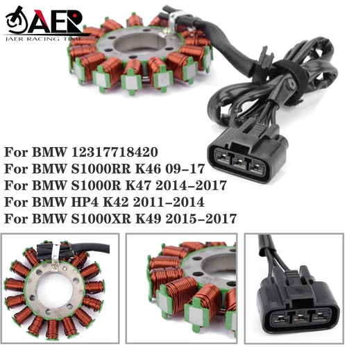 Imagen 2 del producto Bobina de estator de motocicleta para BMW S1000RR K46 09-17 S1000XR K49 15-17 S1000R K47 14-17 HP4 K42 11-14 S1000 S 1000 RR R XR