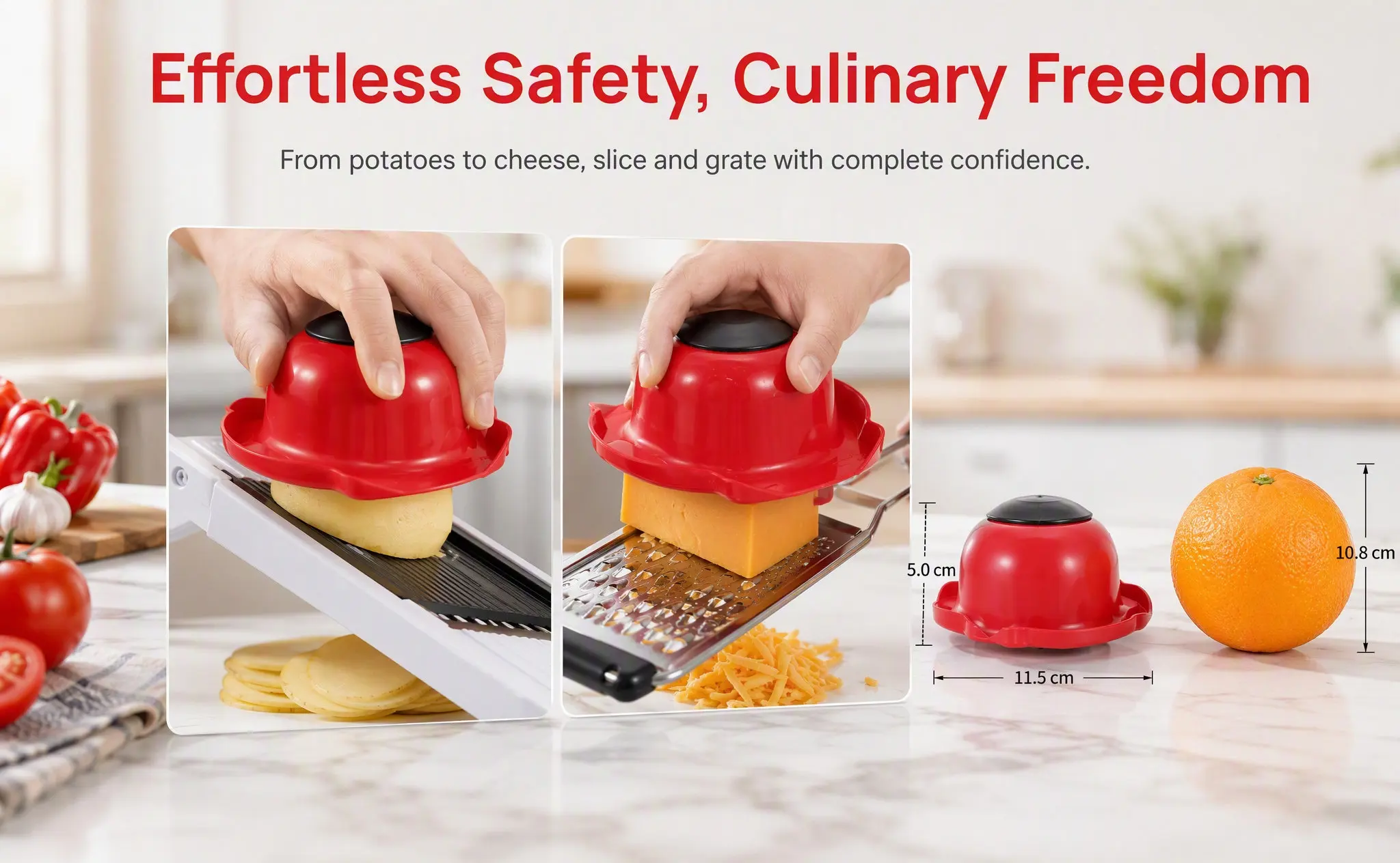 1Pcs Food Slicer Finger Guard Lightweight Creative Hand Guard for Cutting Slicing Grating Time Saving Finger Protector