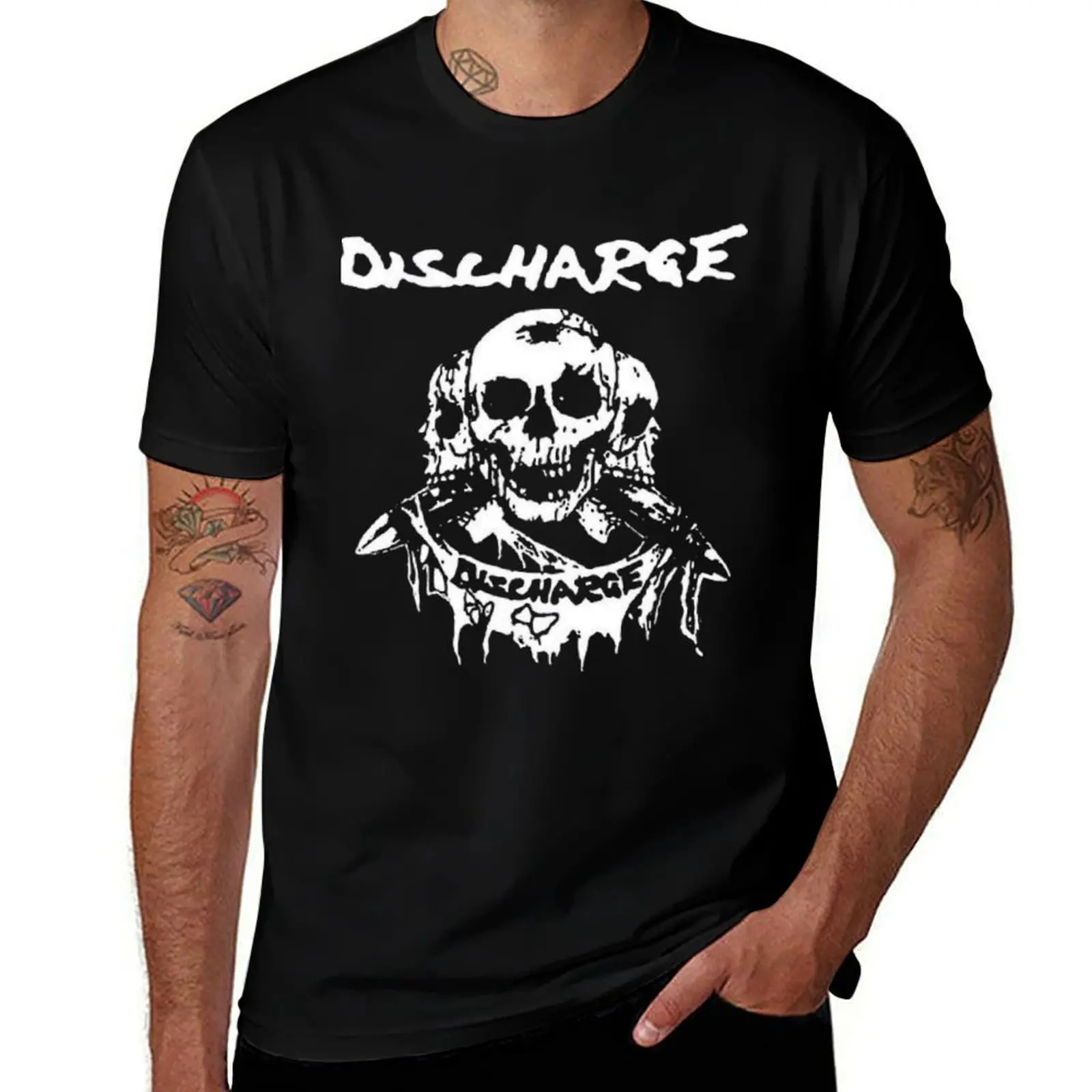 discharge band punk Classic T-Shirt Independence Day Short Sleeve T-Shirt