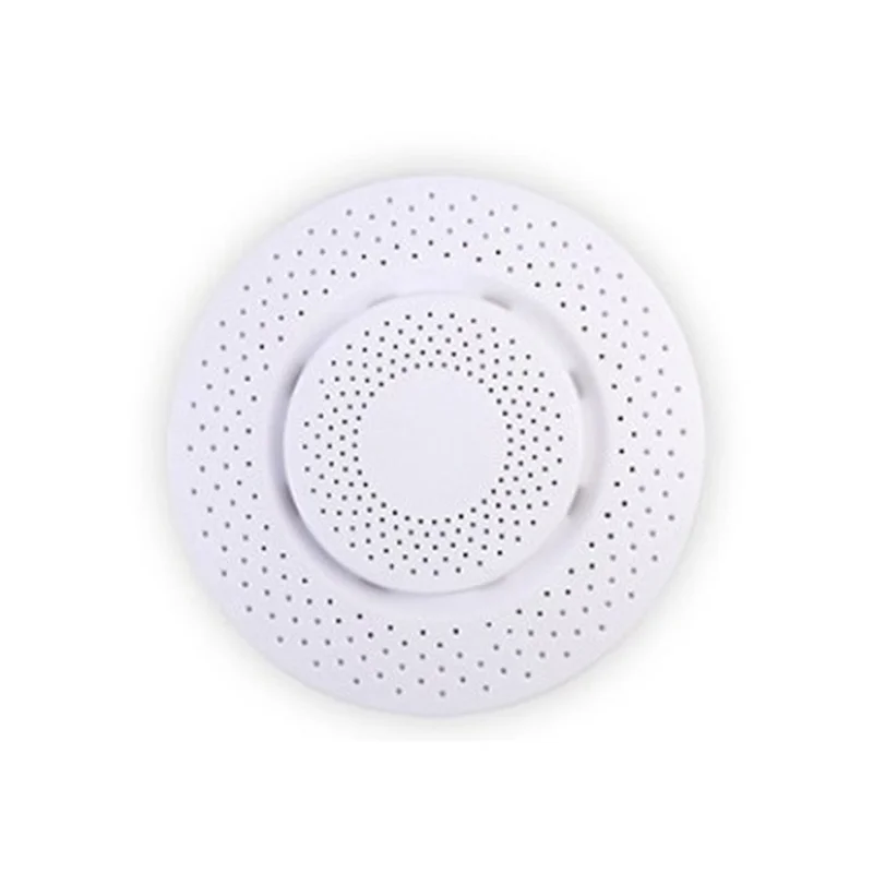 ABKN-Tuya WIFI Monitor de calidad del aire 5 en 1 formaldehído VOC CO2 Detector de temperatura y humedad Sensor compatible con Control remoto