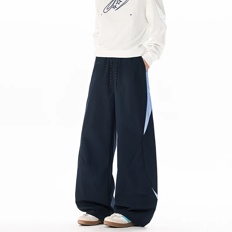 Casual Pants Men Fashion Oversized Wide Leg Pants Men Streetwear Hip-hop Loose Sports Pants Mens Joggers Trousers M-3XL