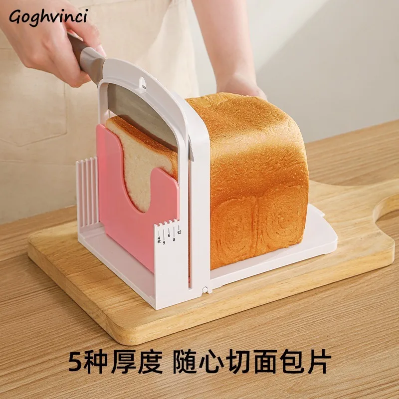 Rebanadores manuales para pan y sándwiches, multifuncionales, ajustables, de grosor uniforme, sin olor, fáciles de limpiar, estables y compactos