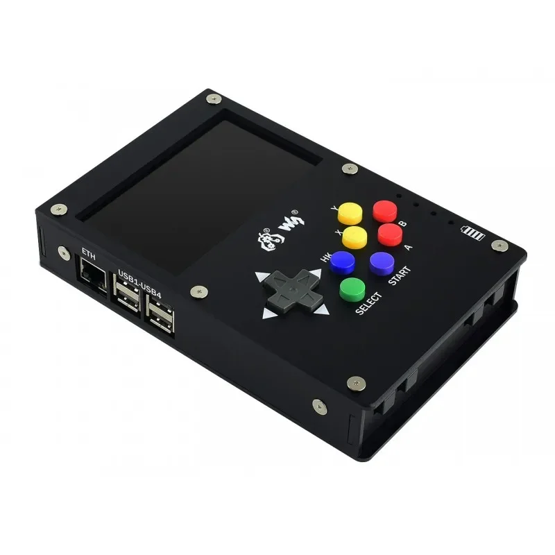 Raspberry Pi GamePi43 Portable Video Game Console Accessories with 4.3 Inch IPS Display Screen LCD Based on Raspberry Pi 4 3B  3