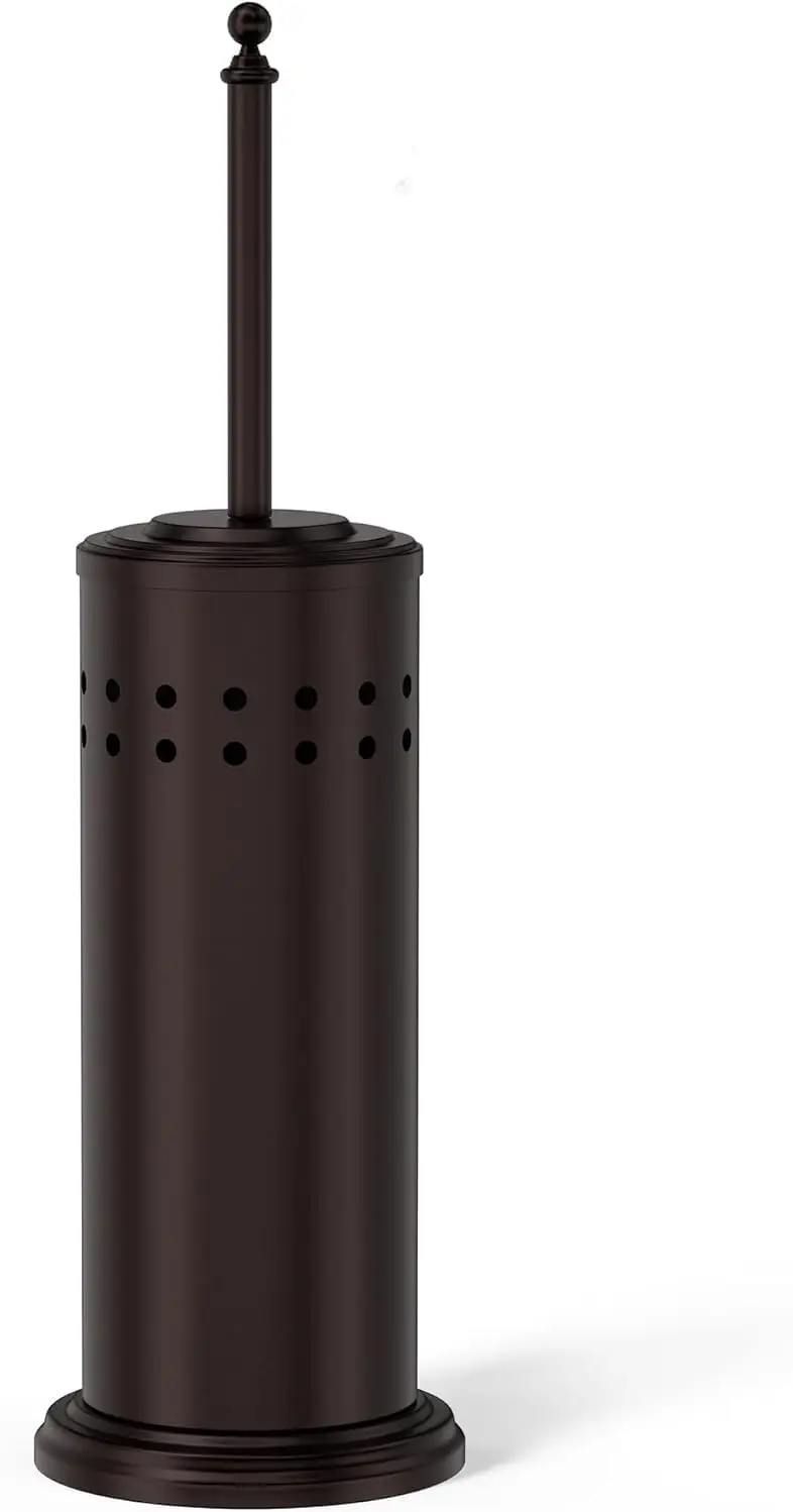 

Powerful Toilet Plunger with Holder, Heavy Duty Bronze Suction for Deep Bathroom Cleaning