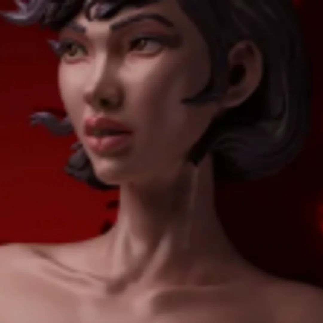 

1/24 Scale 75mm height Resin Figure Model Kit Sexy girl with short hair Nsfw Unassembled and Unpainted 3D printing DIY toy 1093