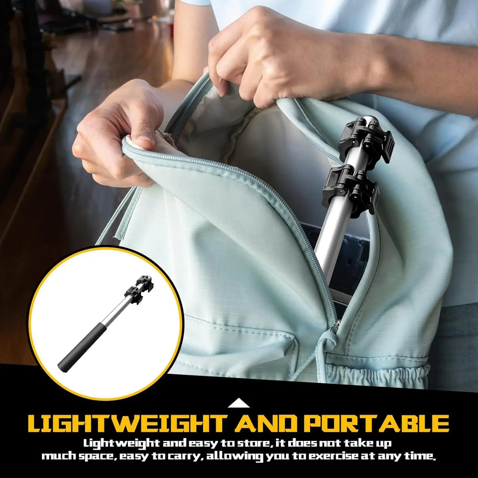 

Dumbbell Handles Wrist Bar Workout Equipment Adjustable Forearm Strengthener For Women Men Home Workplace Gym Fitness Daily