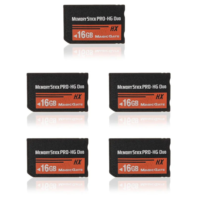 5X 16GB Memory Stick MS Pro Duo HX بطاقة فلاش لسوني PSP Cybershot Camera-Y47A
