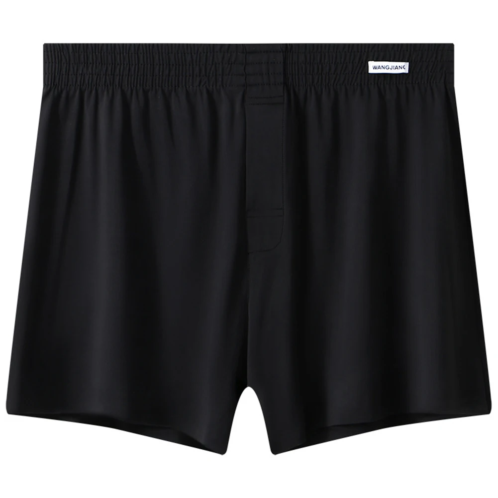 Comfortable Homewear Underwear Boxer Breathable L M White Men Boxer Shorts 24 Spandex Material 76 Polyamide Fabric