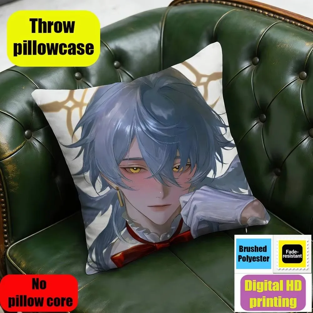 30cm 40cm Car Custom Square Pillowcase Pad Cushion Cover For Sunday Honkai Star Rail Throw Pillow Case 45cm 50cm 60cm 65cm