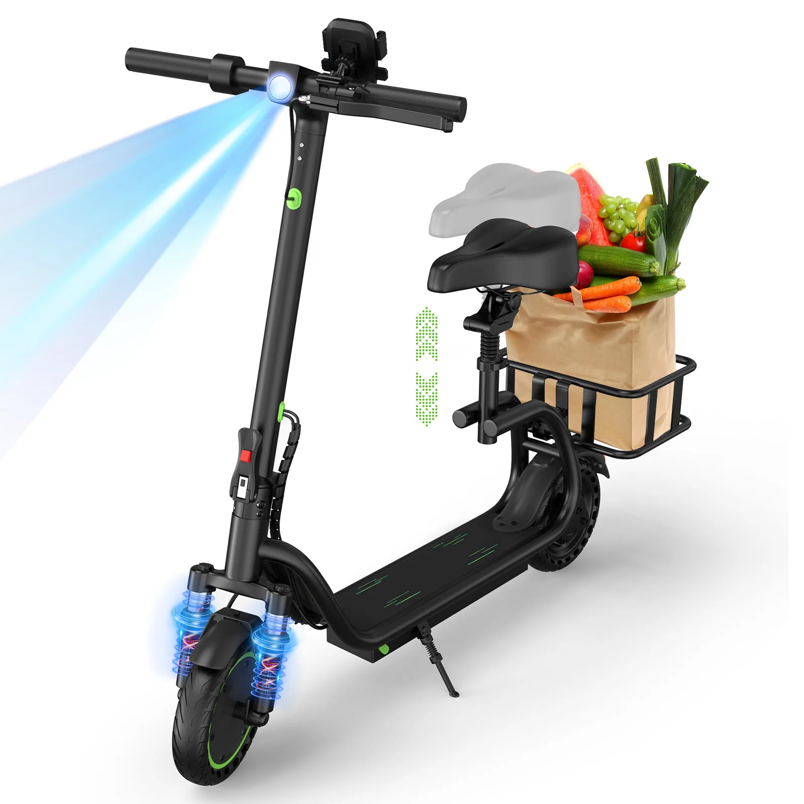NEU 2026 AOVOPRO YK2/YK2 PRO E-Bike 8,5 Zoll Reifen Hochgeschwindigkeits-APP Smart Elektrofahrrad Starker Antriebsmotor Wasserdichtes E-Bike mit kostenlosem Aufbewahrungskorb