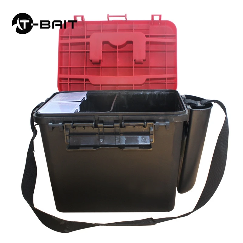 36*25*31cm Big Fishing Box with Multiple Functions Thickened with Scale Live Fish Bucket Removable Outdoor Fishing Gear