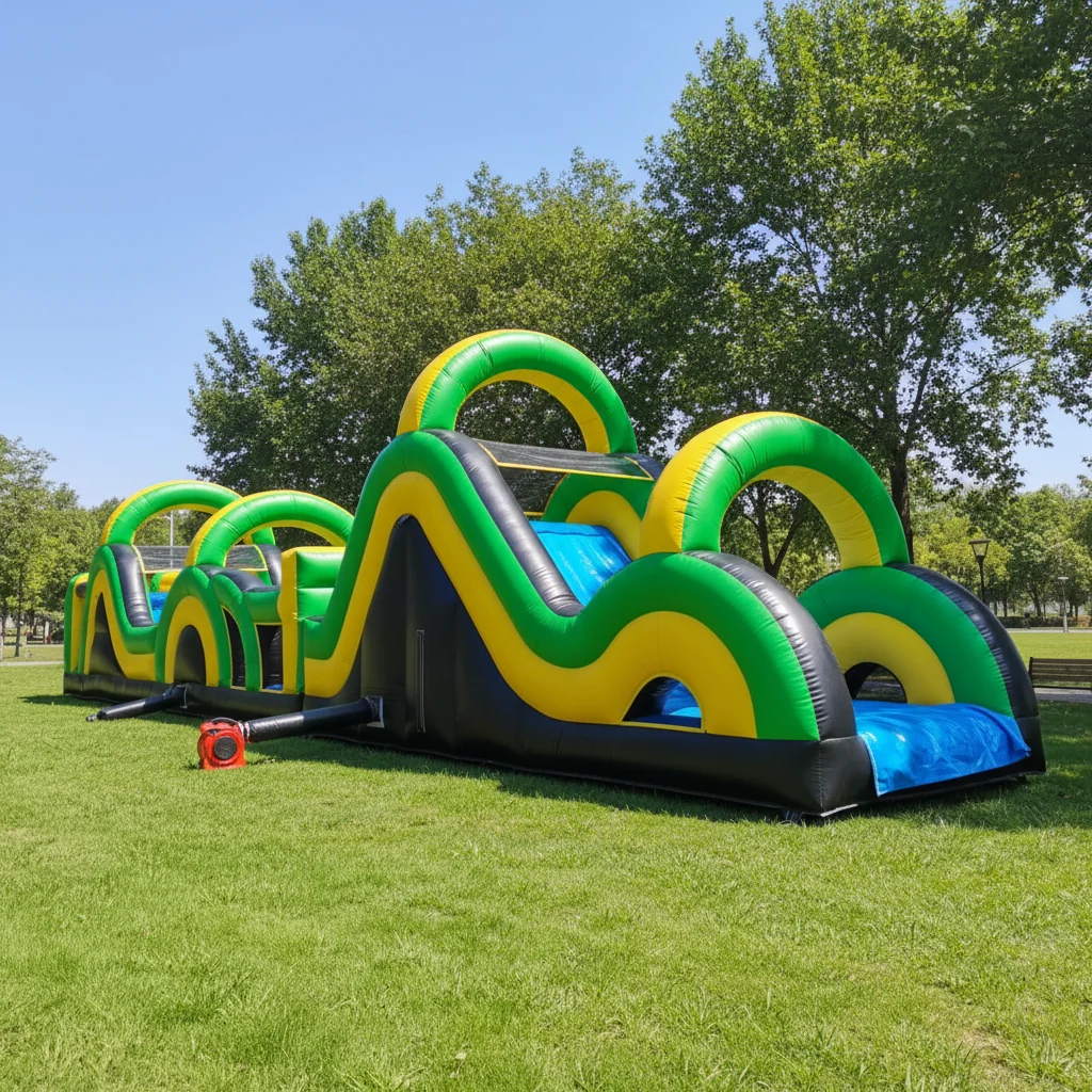Team Games Cheap Price Outdoor Playground Obstacle Course Bounce House Inflatable 5k Largest Inflatable Fun Fitness