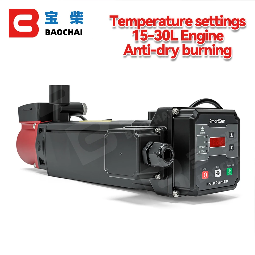 HWP40N Smartgen Water Heater Coolant Preheating Water Jacket Heater 3000W 240V Generator Parts