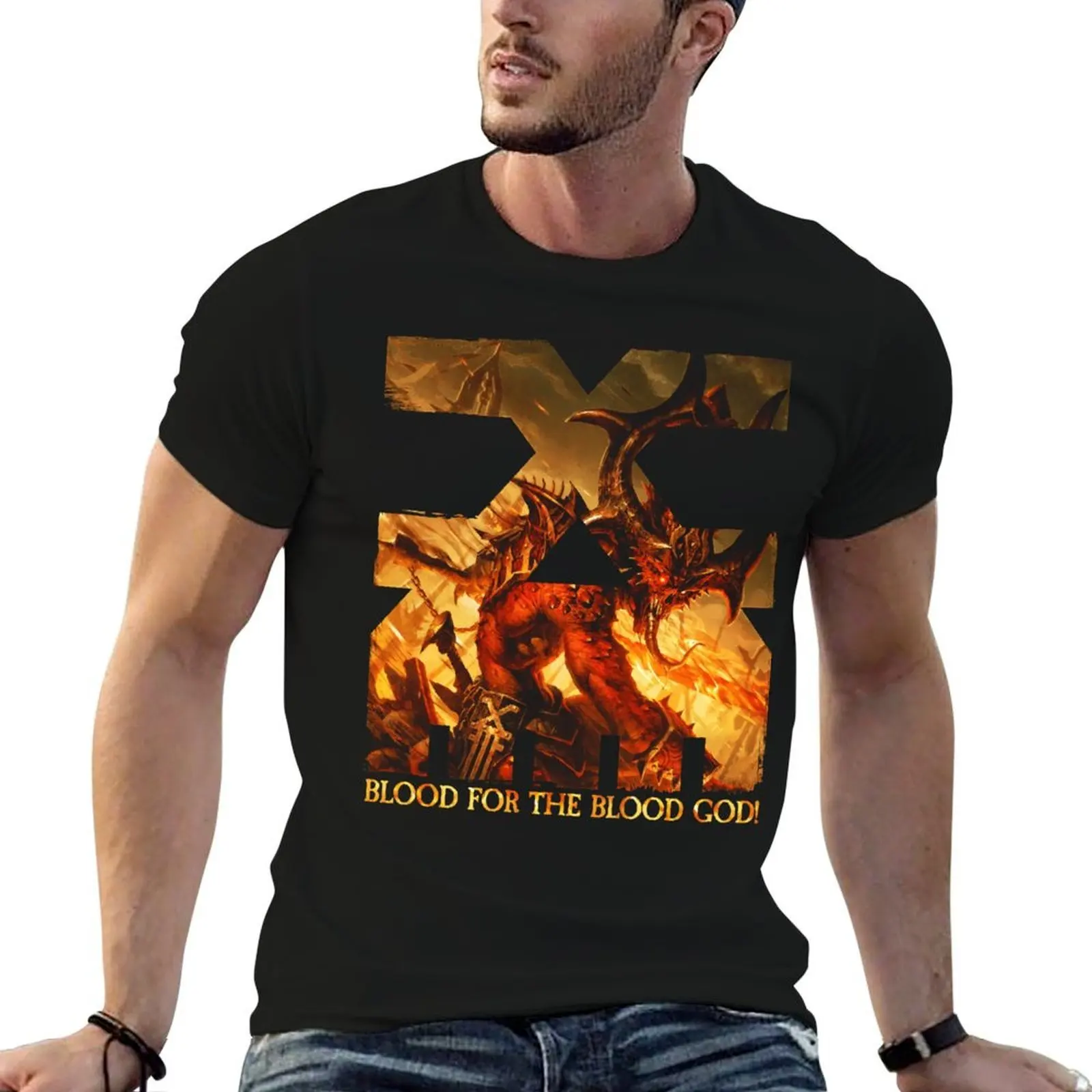 

Khorne God For Fans T-Shirt man graphic t shirt t shirt man plain T-Shirt