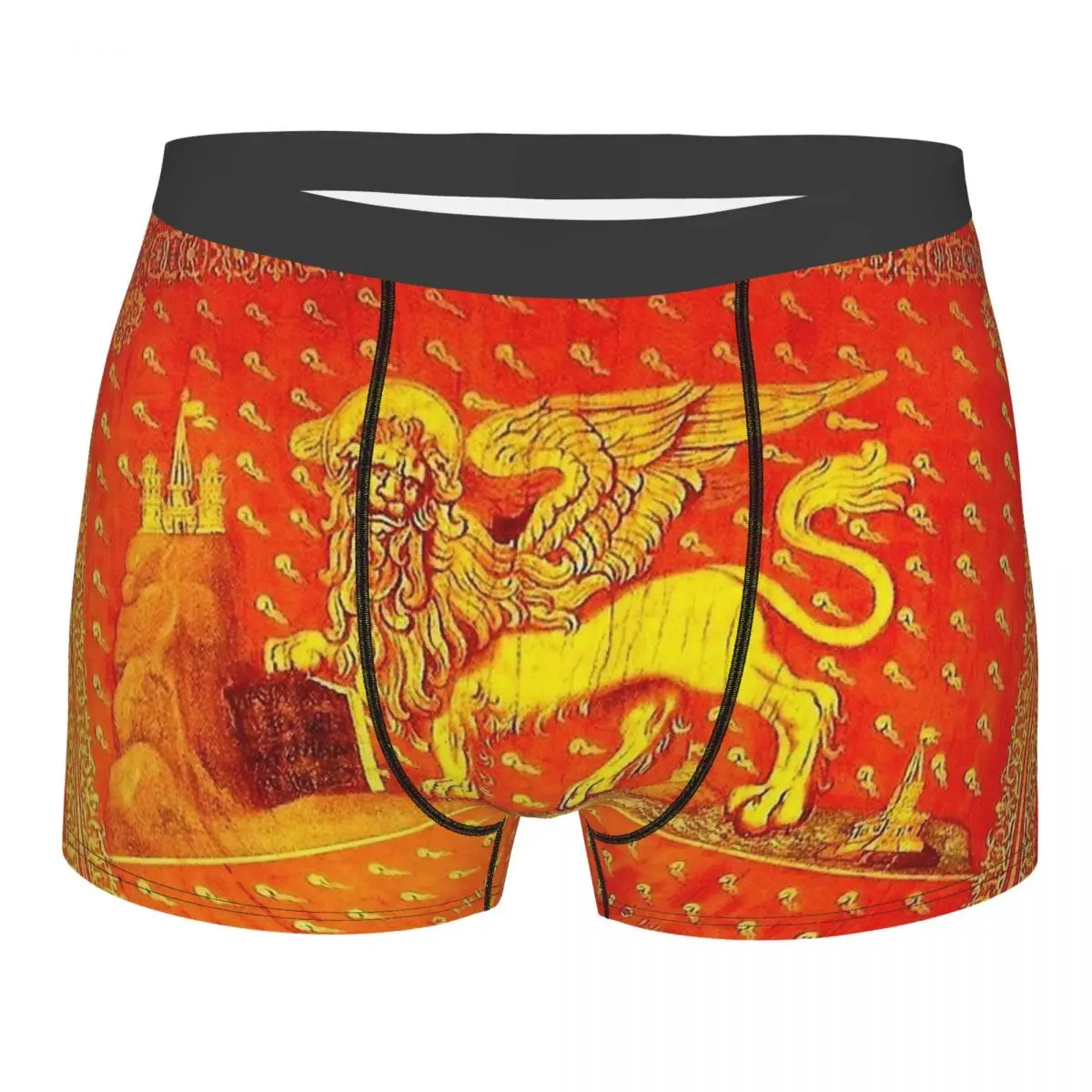 VENICE Of Republic Of Venice National Flag Underpants Cotton Panties Men's Underwear Print Shorts Boxer Briefs