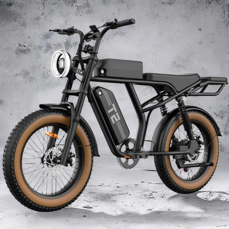 

48V Hybrid Electric Mountain Bike Remote 1500W Rear Hub Motor Aluminum Frame Lithium Battery for Adults 100 Mile 28MPH Ebike