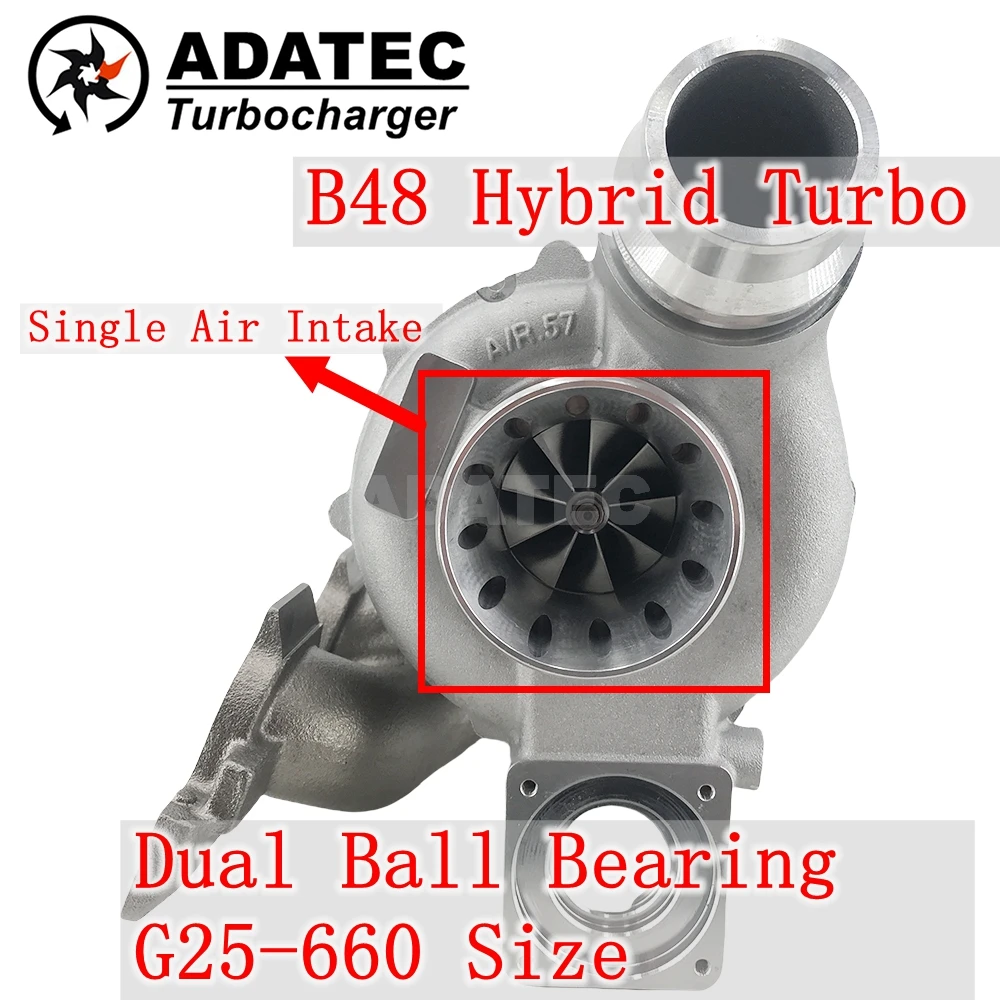 

TD04L Hybrid B48 Turbo G25-660 Size Hybrid 49477-02400 Turbine For BMW 1er 2015/09-2019/12 F20 120i 1998 ccm, 135 KW, 184 PS