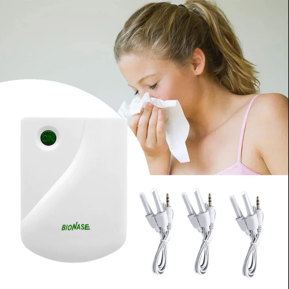 BioNase Nose Rhinitis Sinusitis Cure Therapy Nose Massage Hay Fever Low Frequency Pulse Laser Runny Sneeze Treatment Machine