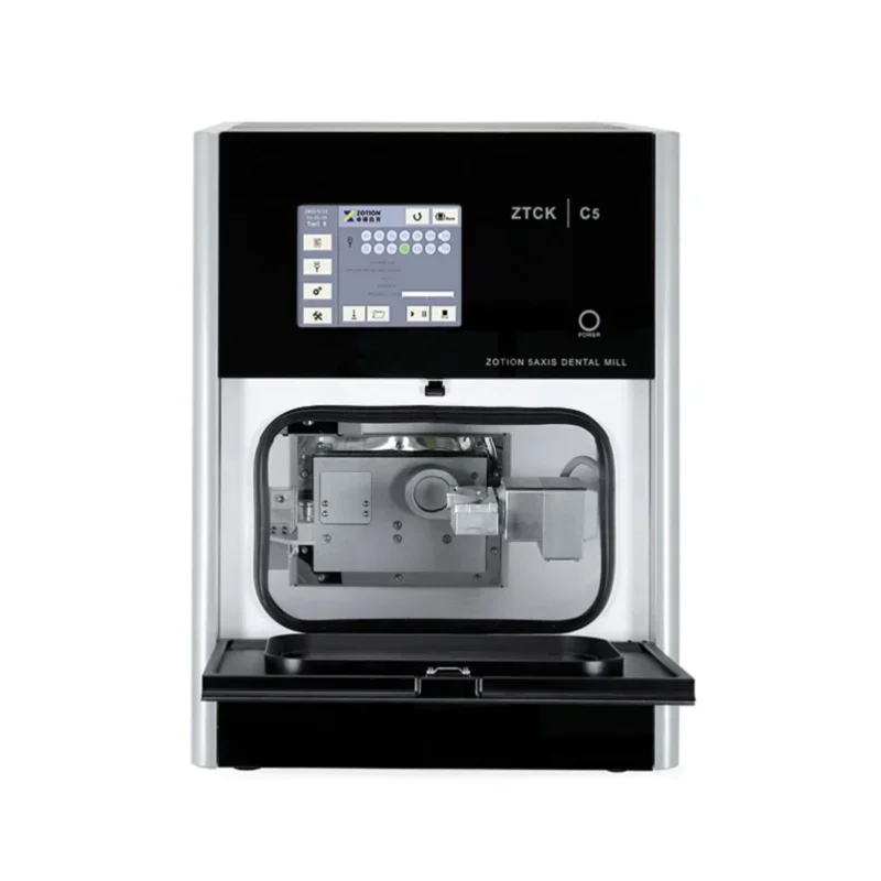 آلة طحن Den tal CAD CAM معدات طحن الزركونيا ذات 5 محاور مع محرك سيرفو