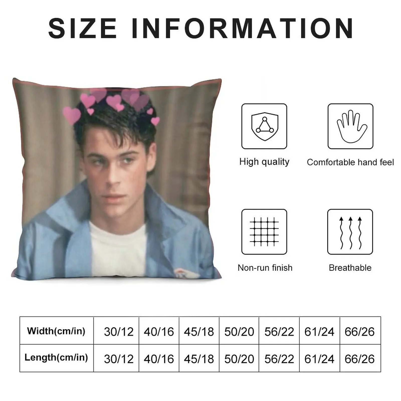 SODAPOP CURTIS ROB LOWE Throw Pillow Luxury Cushion Cover pillows decor home Pillow Case Christmas pillow