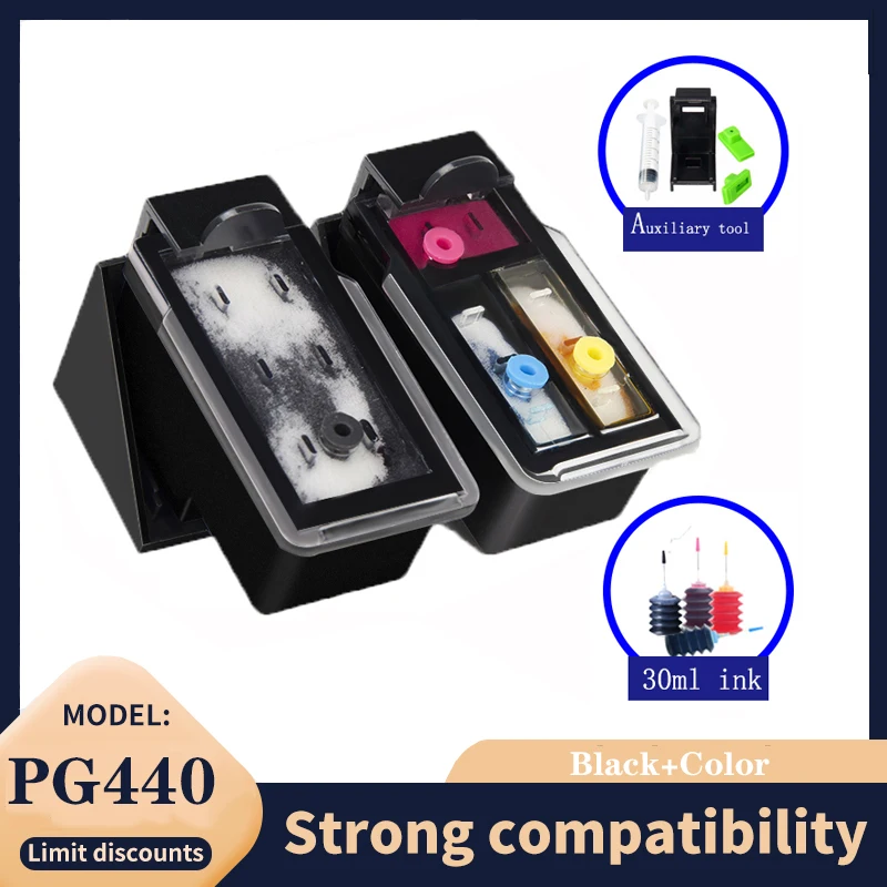 vilaxh PG440 CL441 Compatible Ink Cartridge For Canon Pixma MG3140 MG3540 MG3640 MG3640S MG4240 MX438 MX518 MX378 TS5140 printer