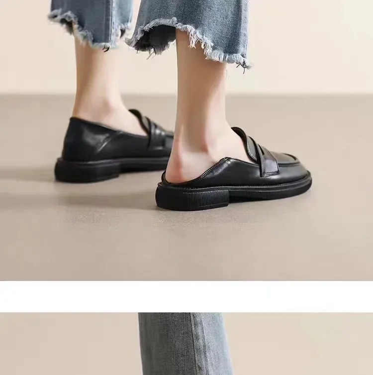 Damen-Loafer mit weicher Sohle - Bequeme Slip-On Flats, geeignet für Pendeln und Freizeitkleidung, minimalistisches Design, Mutter-Schuhe – Detail 12