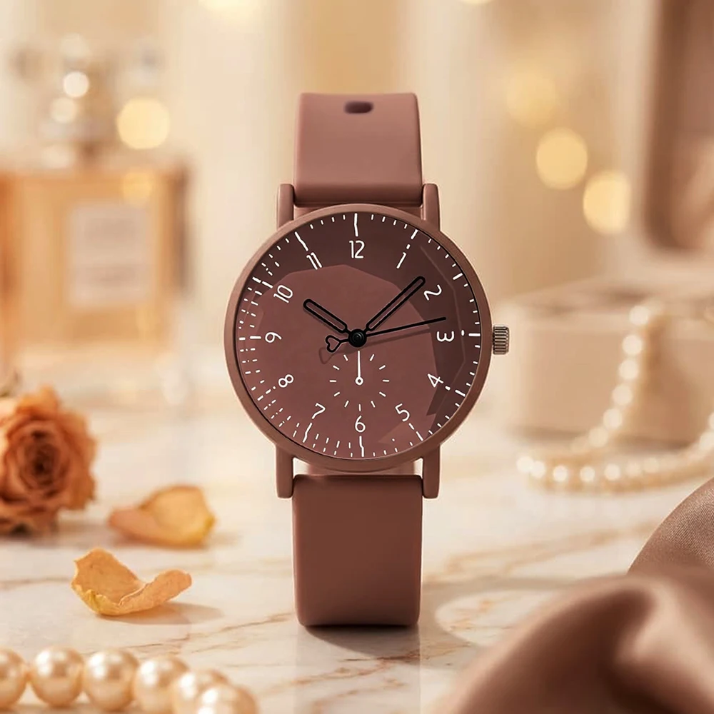 1Pc Unisex Jewelry Watch Women's Wristwatch Accessories Brown Fashion Business Elegant Classic Exquisite Retro Light Luxury Bracelet Y2K Party Gathering Daily Wear Birthday Holiday Gift Travel Vacation Music Festival Perfect Gift