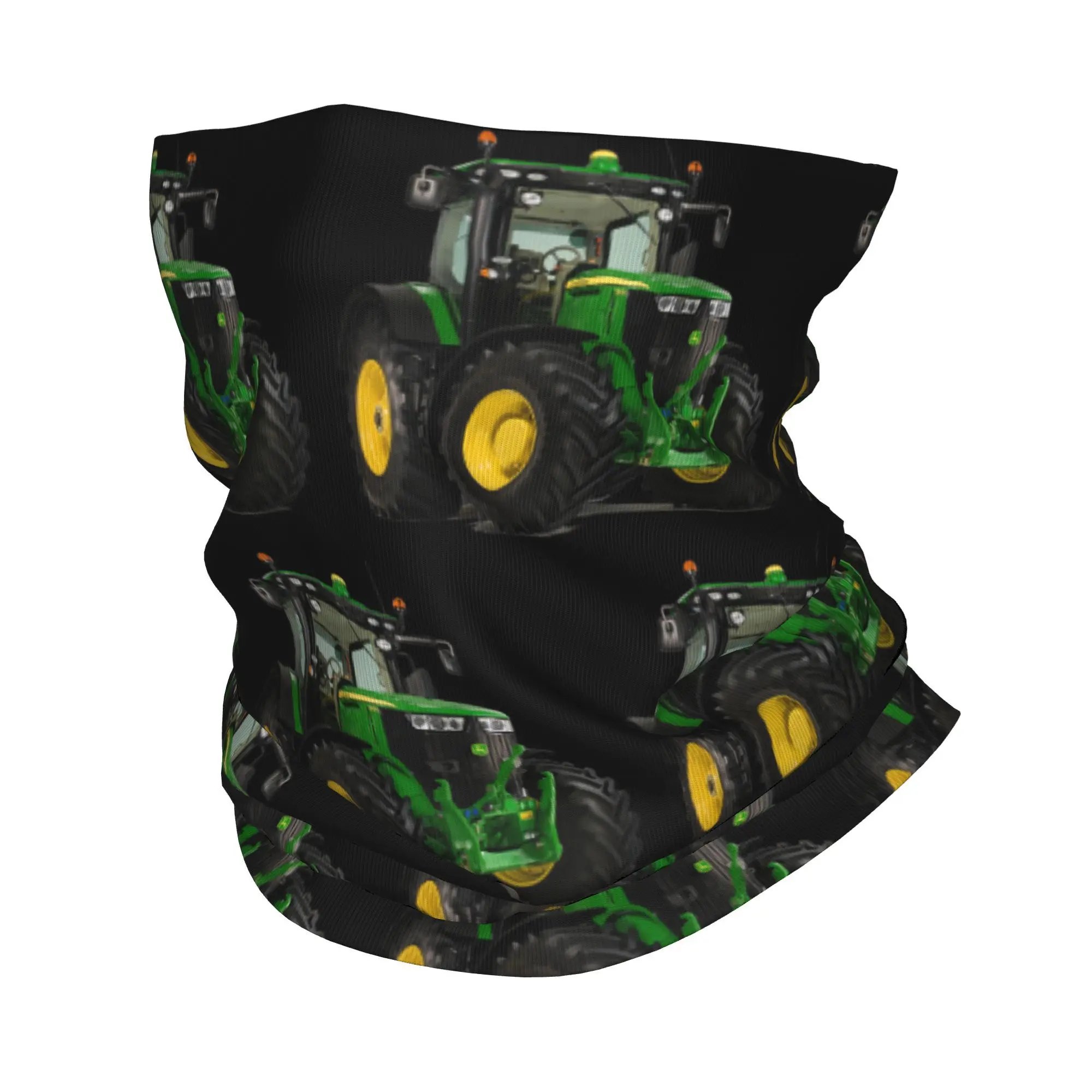 

Custom Tractor Neck Gaiter Women Men UV Protection Winter Bandana Scarf for Ski