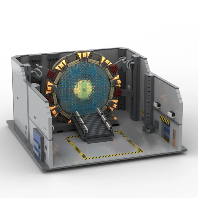 1545pcs MOC Stargate Gate Room Model Building Blocks Architecture Toy Christmas Gift Education Creative Assemble Birthday Brick