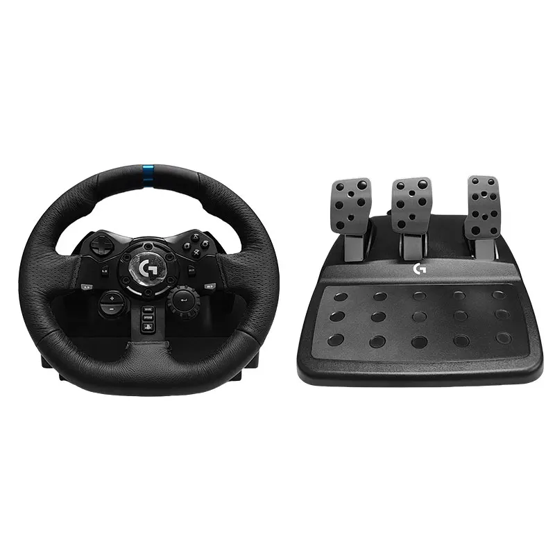 

Logit ech G923 Driving Force Game Racing Steering Wheel Pedal For PS5 PS4 PC Racing Wheel Completo