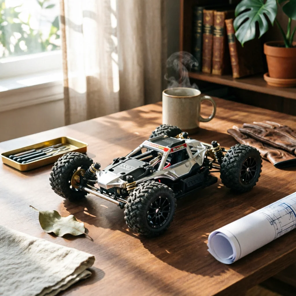 Axle Housing Kit Low Center of Mass Distribution RC Car Parts with Brass Counterweights Diff Cover Stable Axle Mount Metal