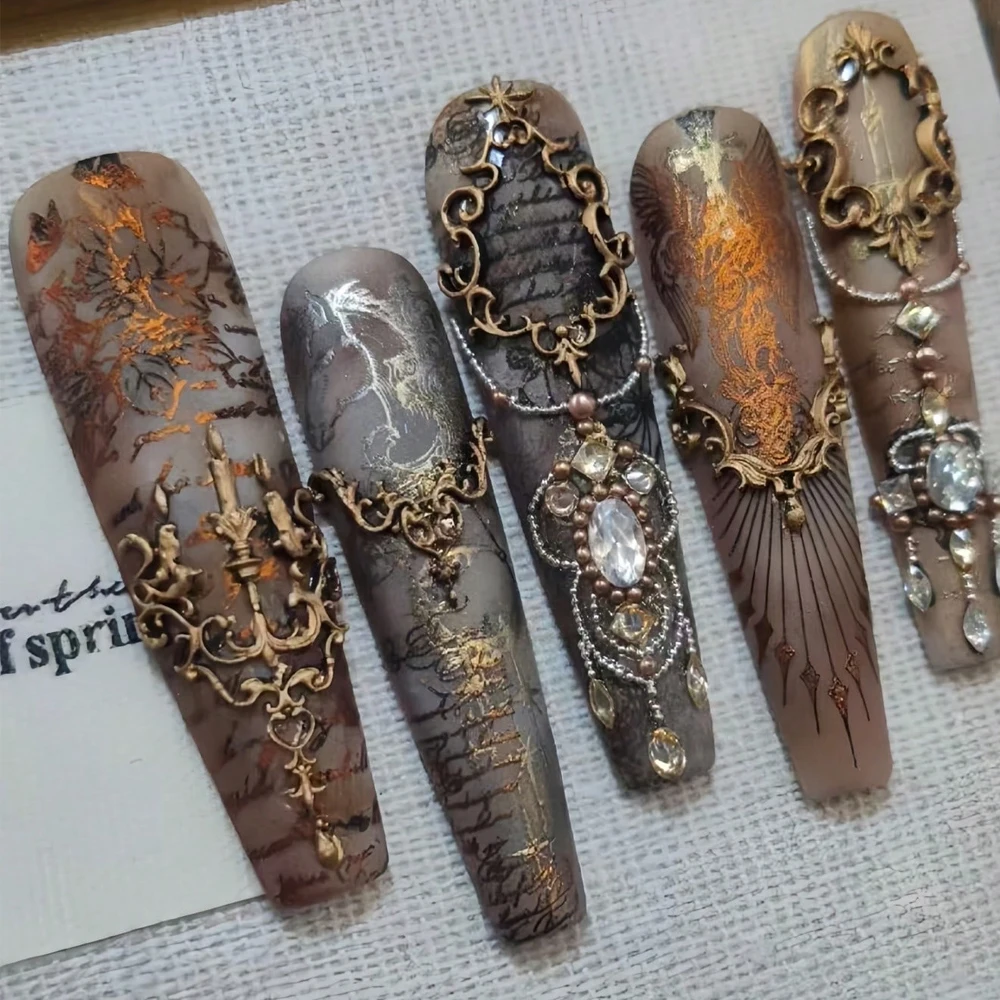 2개입 3D 바로크 패턴 젤 네일 아트 몰드 나비 달  - Resin Art Templates Free 리뷰 및 가격
