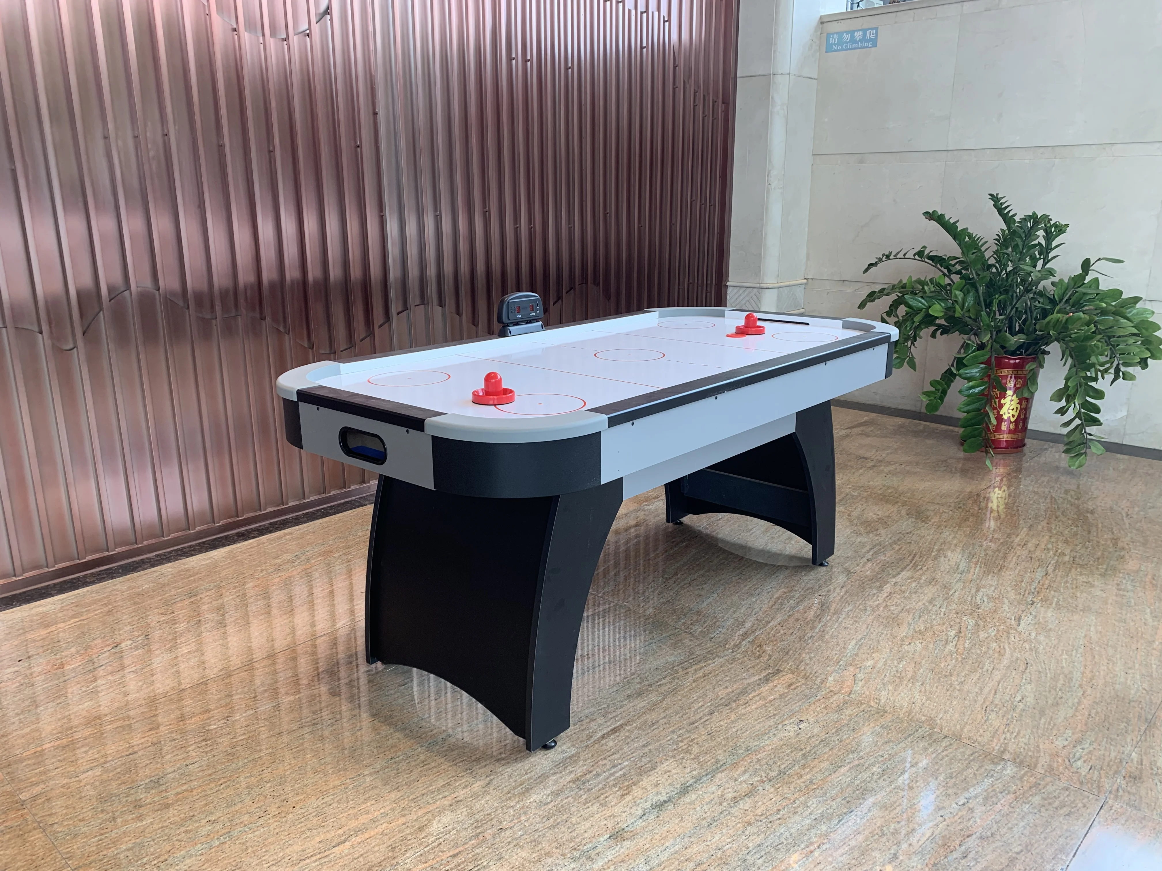 2026  Factory Directly Wholesale 6FT Air Hockey Table, Electronic Air Hockey Game Table for Party Home Company