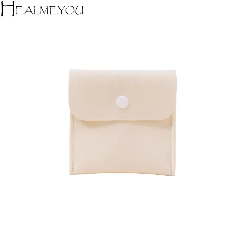 

Microfiber Velvet Mini Jewelry Display Bag Foldable Small Necklace Ring Packing Bag Storage Case Container Earrings Organizer