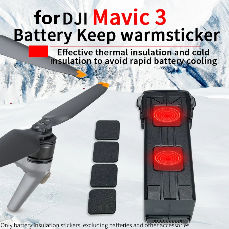 

Suitable for DJI MAVIC 3 battery insulation stickers for MAVIC 3 drone accessories to avoid rapid cooling