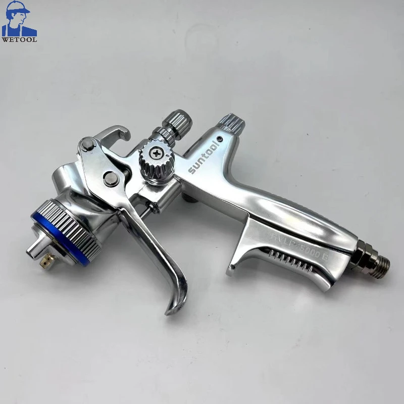 Wetool Silver 1.3mm Air Spray Gun Car Repair Spray Paint Gun 4000B 4400B 5500B Airbrush For Painting Car