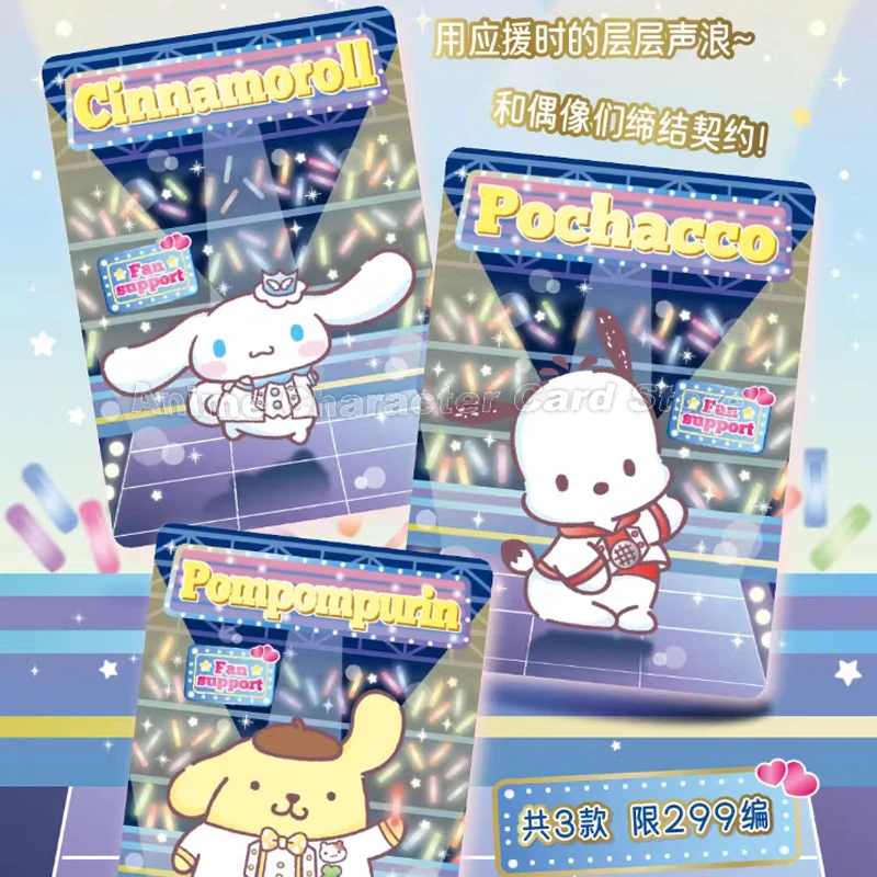 VANCARD\'S Sanrio Girls Diary Card Booster Box HelloKitty Kuromi Melody Cute Collection Trading Cards Toy Children Christmas Gift
