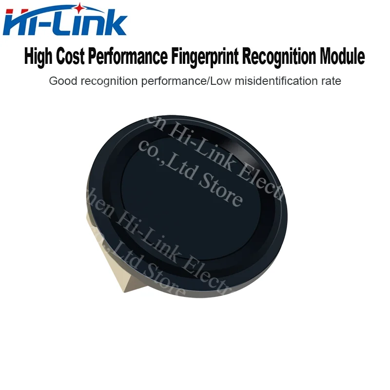 Módulo de identificação de impressão digital semicondutor hi-link zw0905 sensor de coleção de fechadura de porta de toque capacitivo