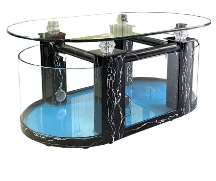 Large ecological coffee table fish tank living room aquarium glass home desktop turtle tank