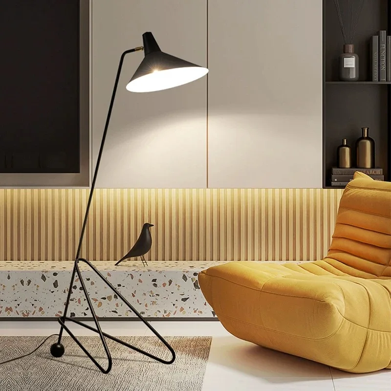 Modern Tradition Tripod E27 Led Floor Lampsfor Living Room Sofa Side Standing Light Bedroom Beside Lamps Home Decoration Light image 2