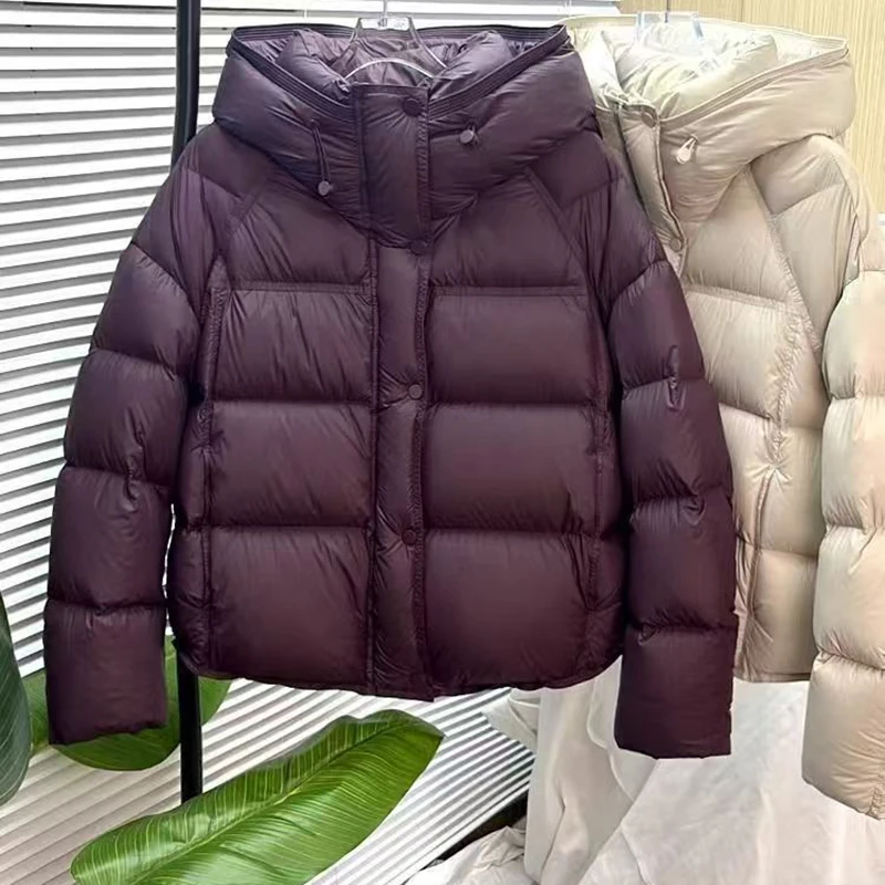Unten Baumwolle Jacke Frau kurze Brot Design Warme Top2025 Winter Neue Lose Dicken Mantel Mode Parkas mit kapuze Schnee outwear Weibliche