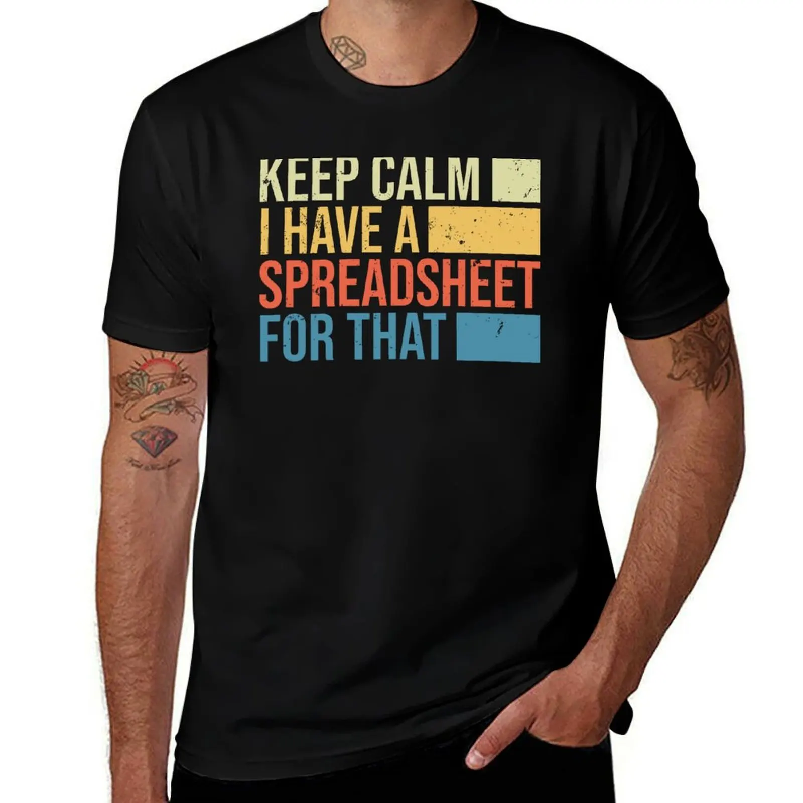 Keep Calm I Have A Spreadsheet For That: Accounting Gift Funny Accountant T-Shirt Simple Print Design T-Shirt