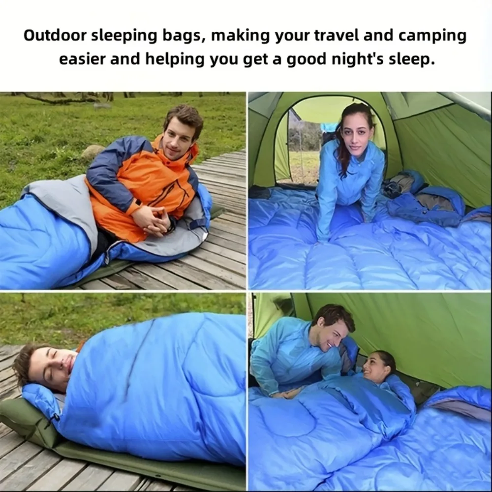 Four Seasons Camping + Camping Warmth + Adult Sleeping Bag + Outdoor Travel + Hiking + Sleeping Bag